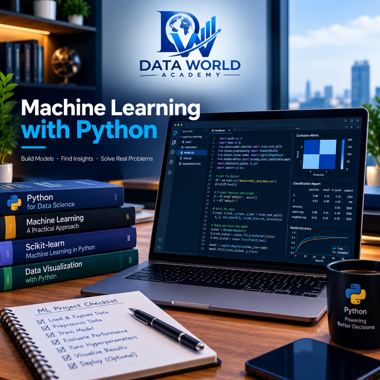 Machine Learning with Python course